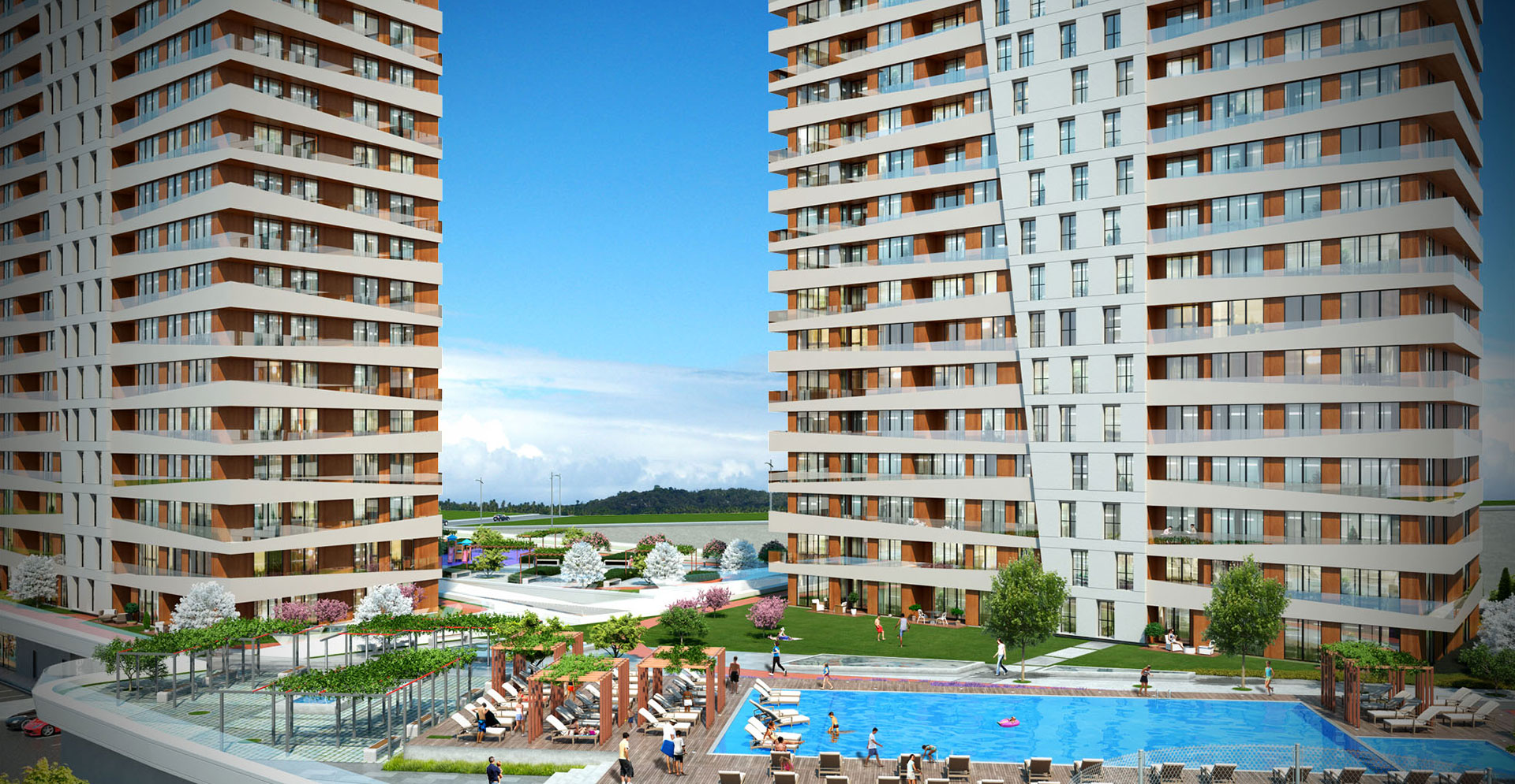 Affordable apartments in a vital and promising location on Basın Express 2