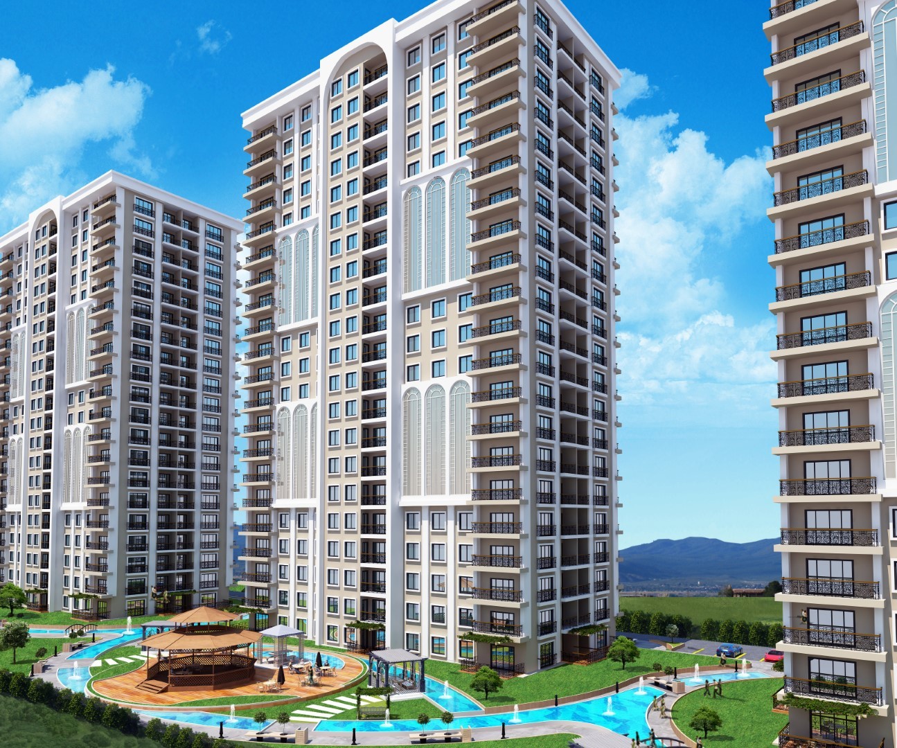 Modern apartments with smart technology for investment & living Istanbul